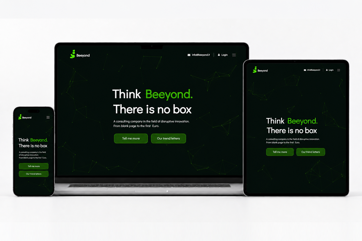 Beeyond website can handles blog’s and Post’s