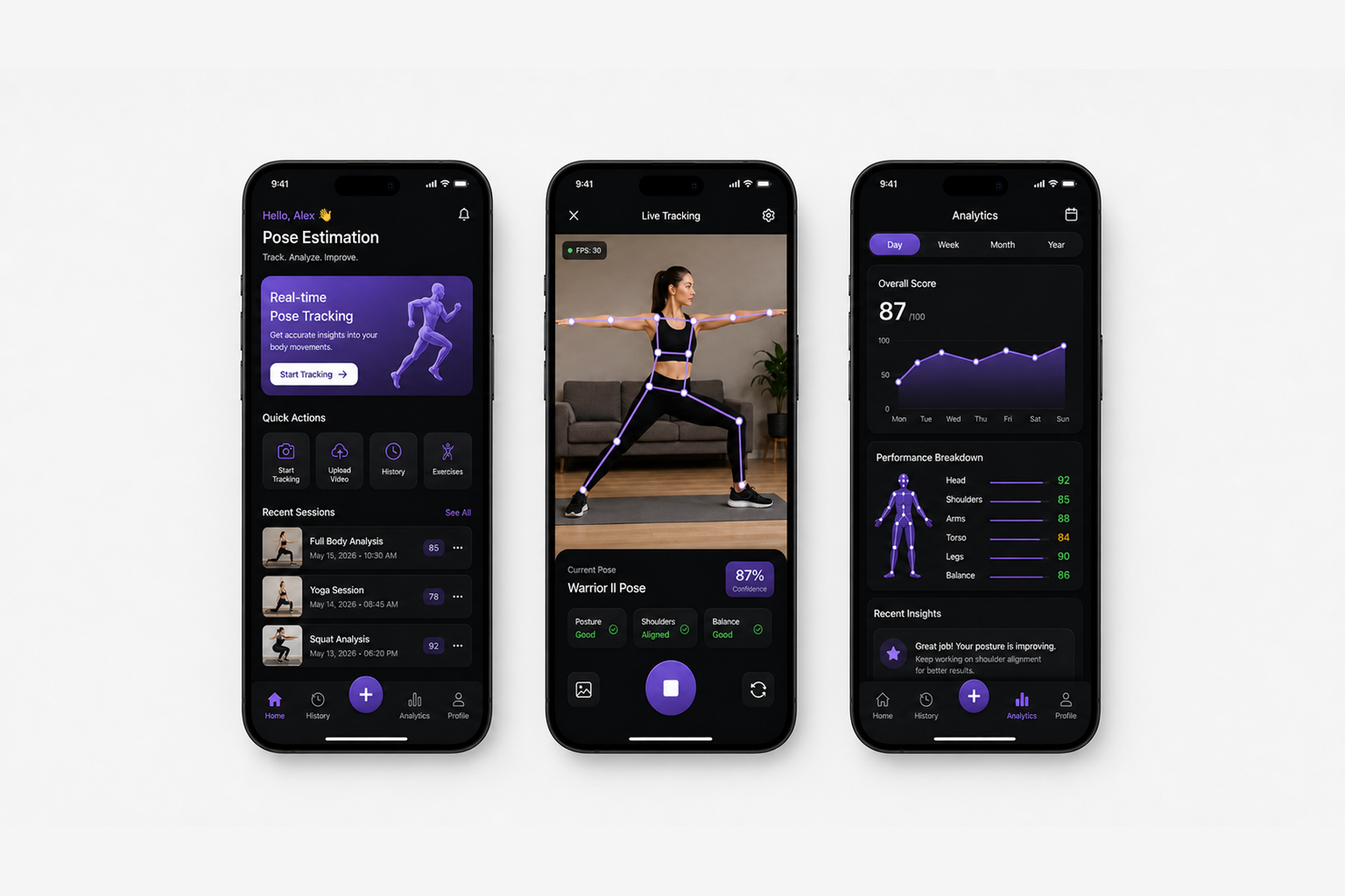Mobile App for Pose Estimation