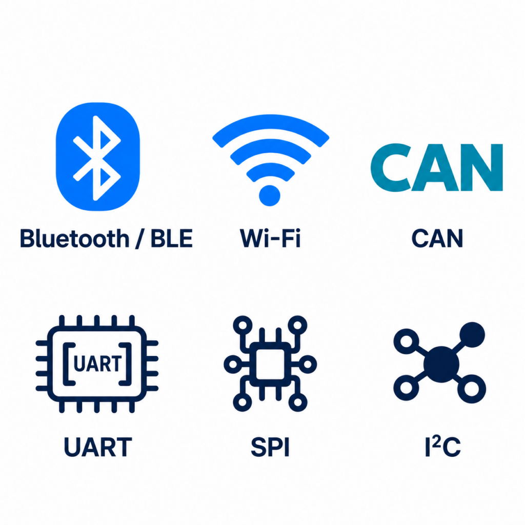 Communication Interfaces Icon Grid
